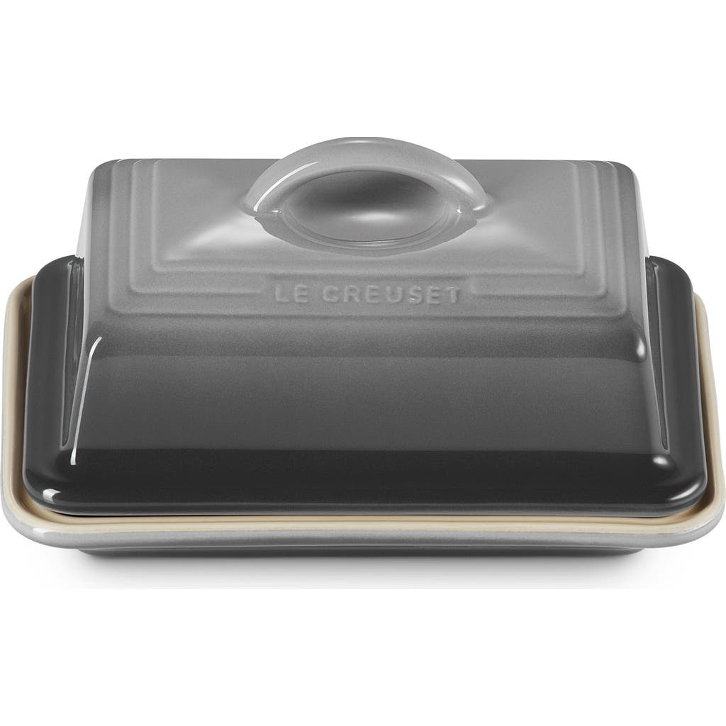 Le Creuset Heritage Butter Dish In Oyster