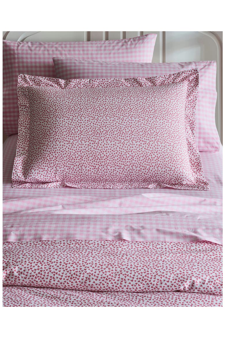 Signature Collection Sweethearts Duvet Cover & Shams Set, Alternate, color, PINK