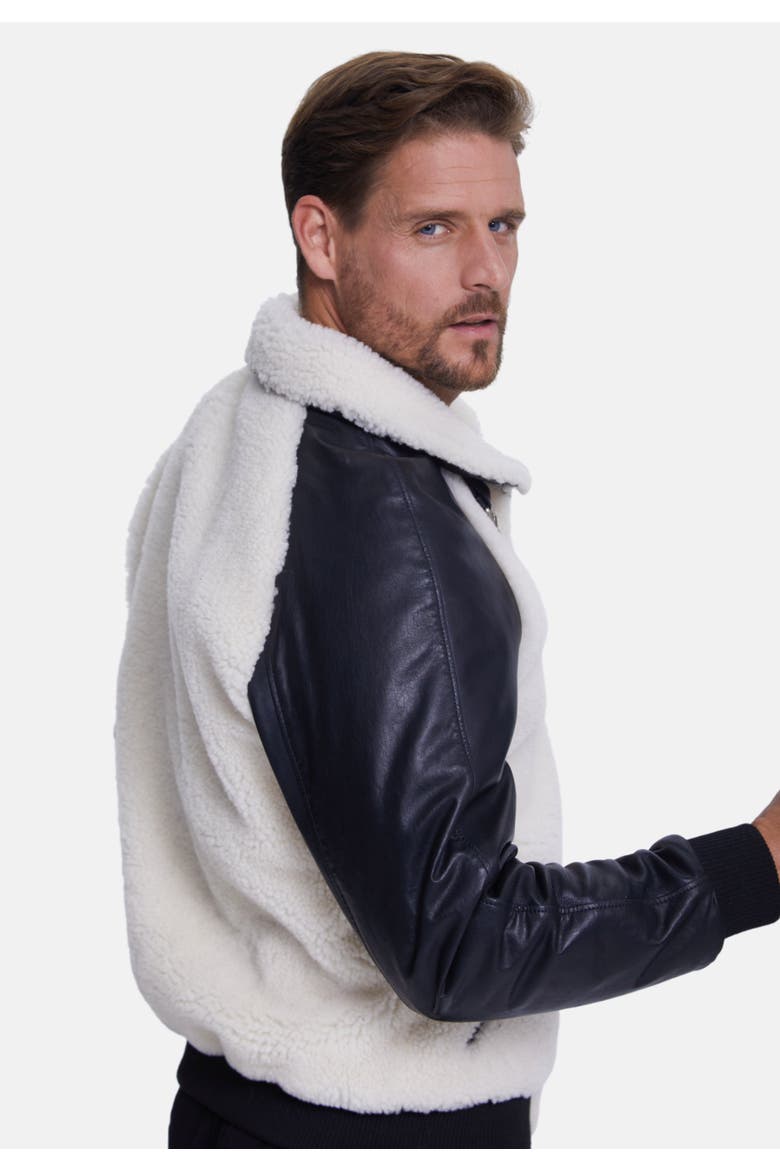 John Sheepskin Jacket, Alternate, color, Black
