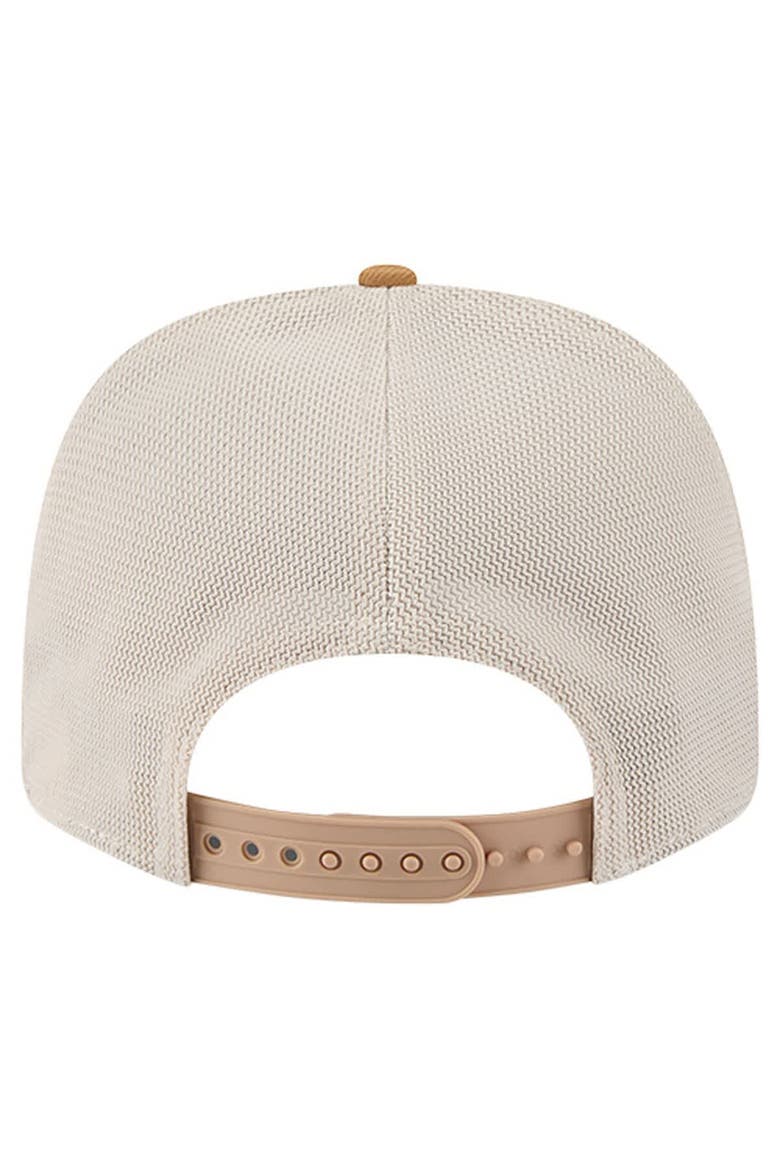 Men's New Era  Light Beige Dallas Cowboys Two-Tone Trucker 9SEVENTY Adjustable Hat, Alternate, color, Light Beige