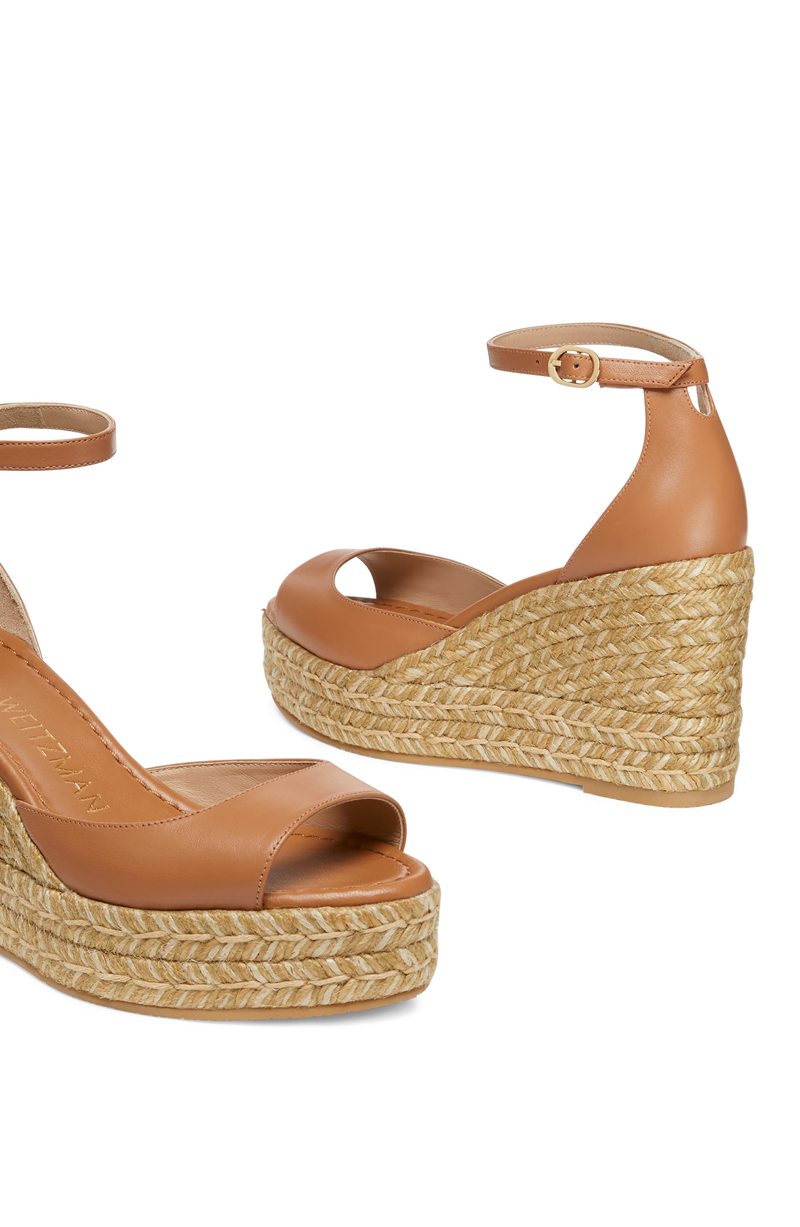 Stuart Weitzman Nudistia Espadrille Wedge Sandal, Alternate, color, 
