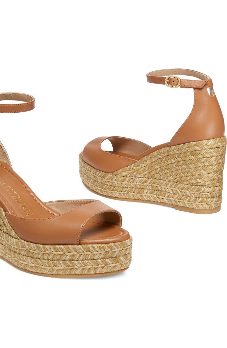 Stuart Weitzman Nudistia Espadrille Wedge Sandal, Alternate, color,