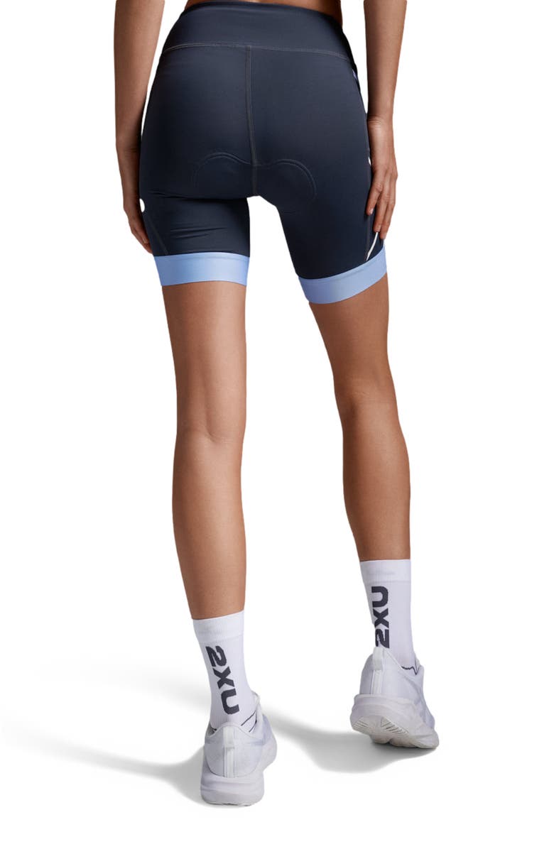 2XU Core Tri 6 Inch Shorts, Alternate, color, India Ink/Hydrangea