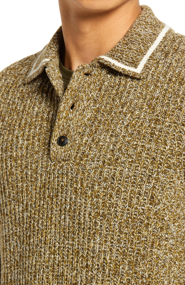 Ted Baker London Tames Mouline Polo Sweater, Alternate, color, 