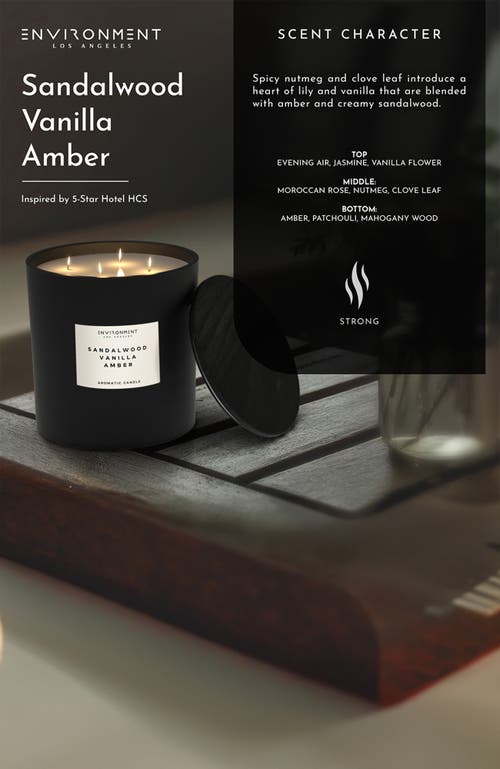 Environment Inspired By 5-star Luxury Hotel Candle In Black