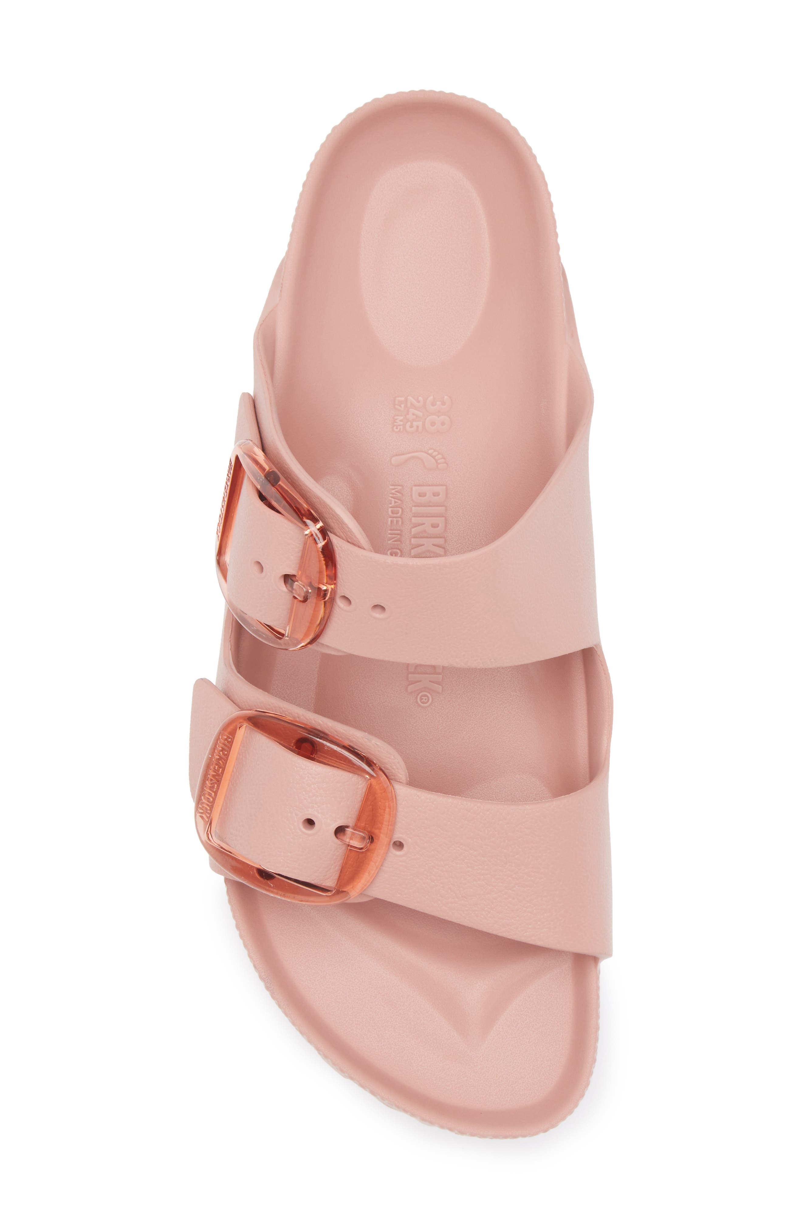 Arizona Big Buckle EVA Waterproof Slide Sandal, Alternate, color, PINK CLAY