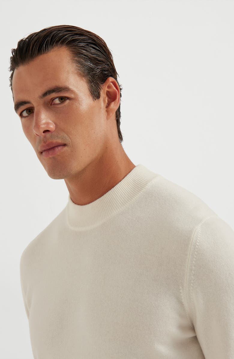 Brunello Cucinelli Funnel neck sweater, Alternate, color, Panama