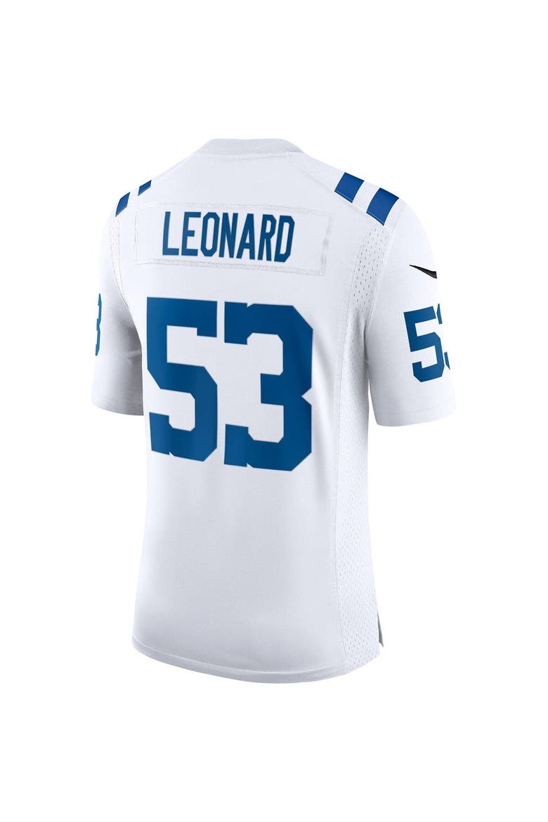 Men's Nike Shaquille Leonard White Indianapolis Colts Vapor Limited Jersey, Alternate, color, White