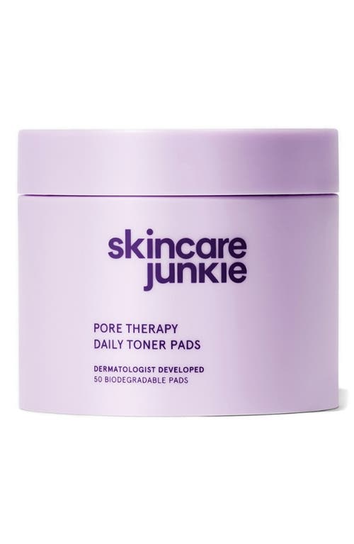 Skincare Junkie Pore Therapy Daily Toner Pads In Transparent