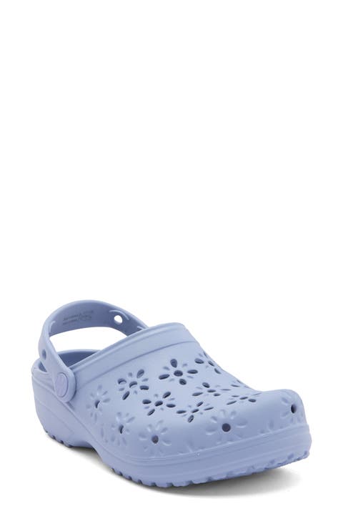 Classic Floral Cutout Clog
