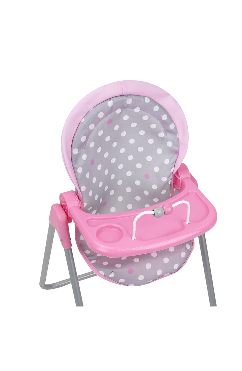 509 Crew Cotton Candy Pink Foodie Doll Highchair Fits Dolls Up to 21", Alternate, color, Multicolored