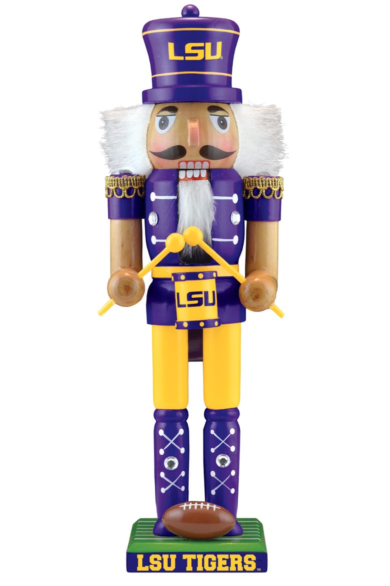 LSU Tigers Collectible Nutcracker, Main, color, Multicolor