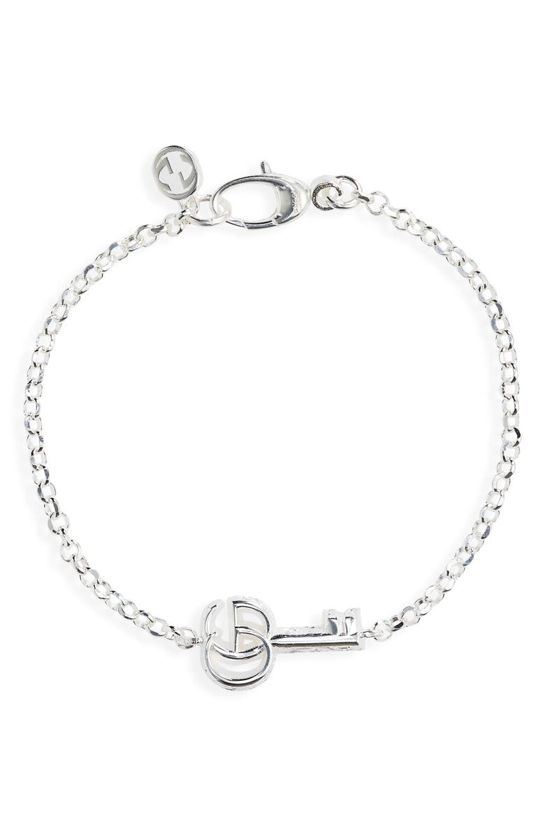 Gucci GG Key Bracelet, Main, color, 