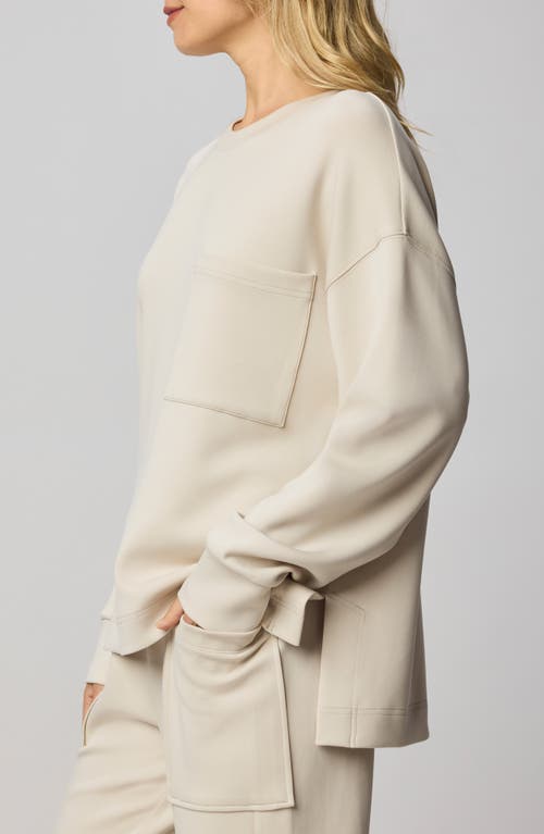 Splendid Scubasoft Crewneck Sweatshirt In Neutral