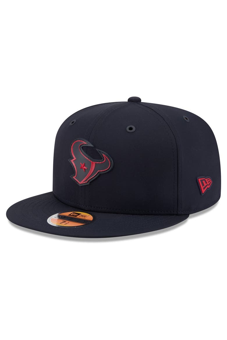 Men's New Era Navy Houston Texans 2026 Sideline 59FIFTY Fitted Hat, Main, color, Navy