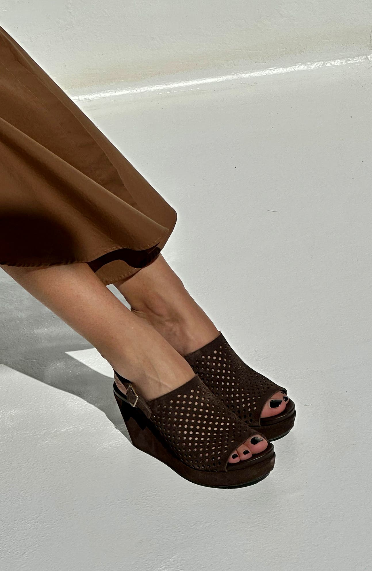 Alvara Slingback Wedge Sandal, Alternate, color, BROWN CASTORO