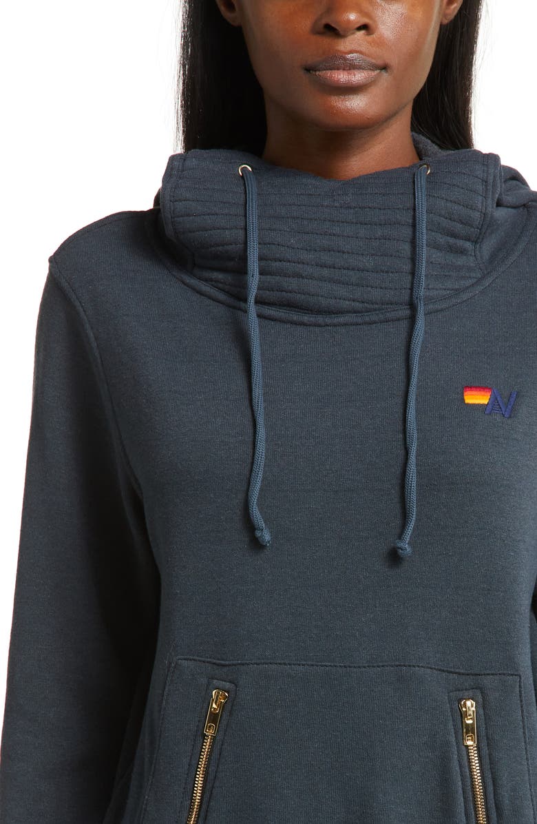 Aviator Nation Bolt Ninja Cotton Blend Hoodie, Alternate, color, 