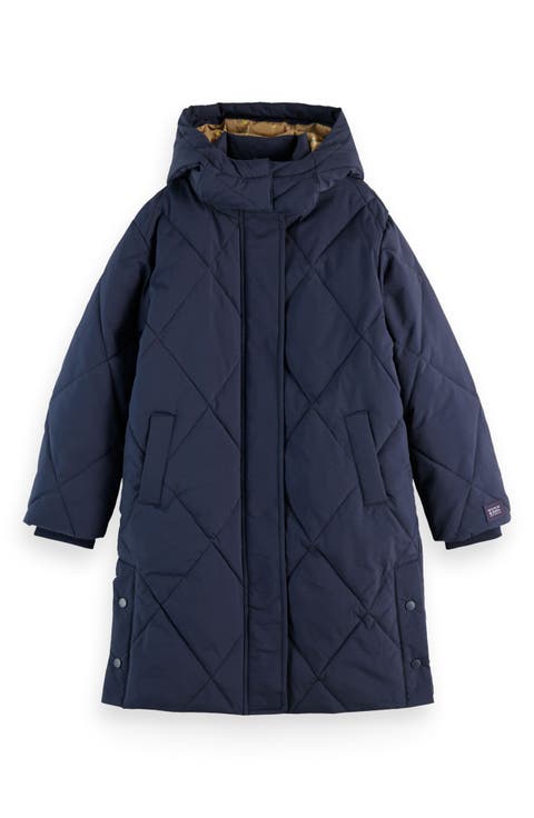 Kids' Insulated Hooded Puffer Coat (Big Kid)