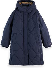 Scotch & Soda Kids' Insulated Hooded Puffer Coat
