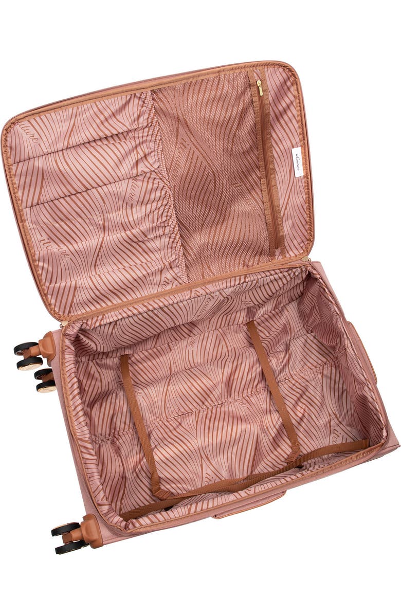 IT COUTURE Odelia 32-Inch Soft Shell Spinner Suitcase, Alternate, color, Pink / Brown