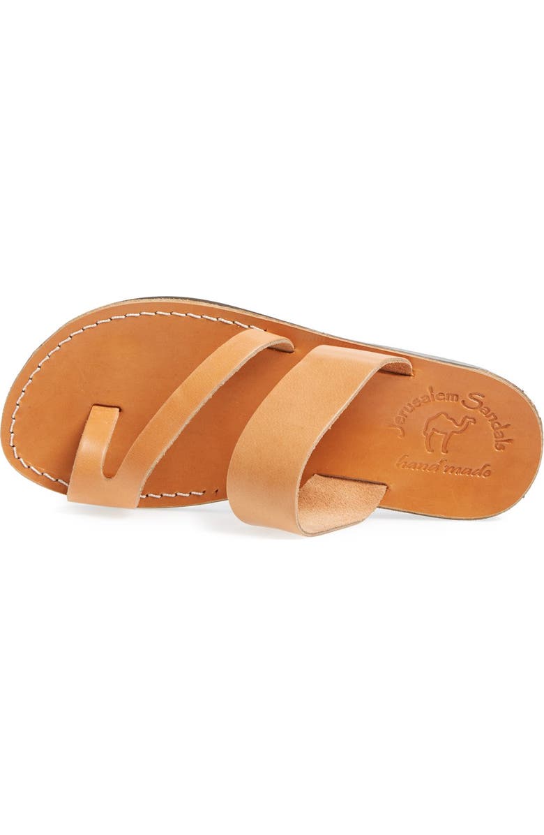 Jerusalem Sandals 'Zohar' Leather Sandal, Alternate, color,
