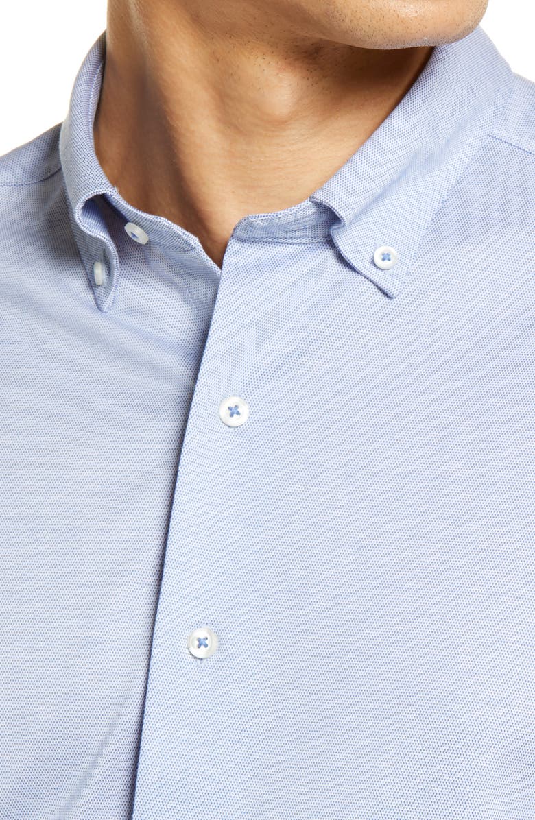 David Donahue Trim Fit Dress Shirt, Alternate, color,