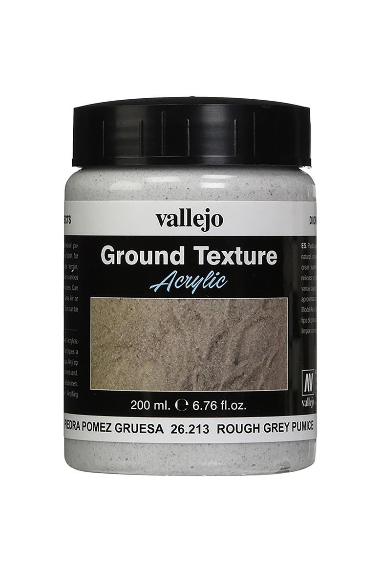 Grey Pumice Texture Acrylic, 6.79oz, Main, color, Multicolored