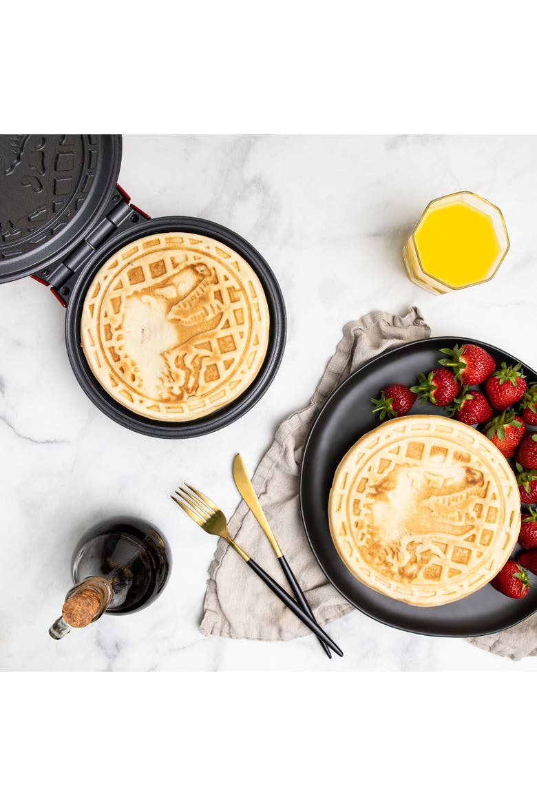 Jurassic Park Round Waffle Maker, Alternate, color, None