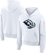 FANATICS Women's Fanatics White Utah Mammoth Primary Logo Legacy Fleece Pullover Hoodie