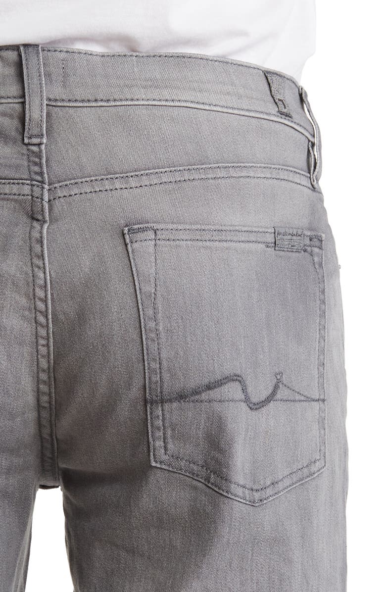 7 For All Mankind Slimmy Squiggle Slim Fit Tapered Jeans, Alternate, color,