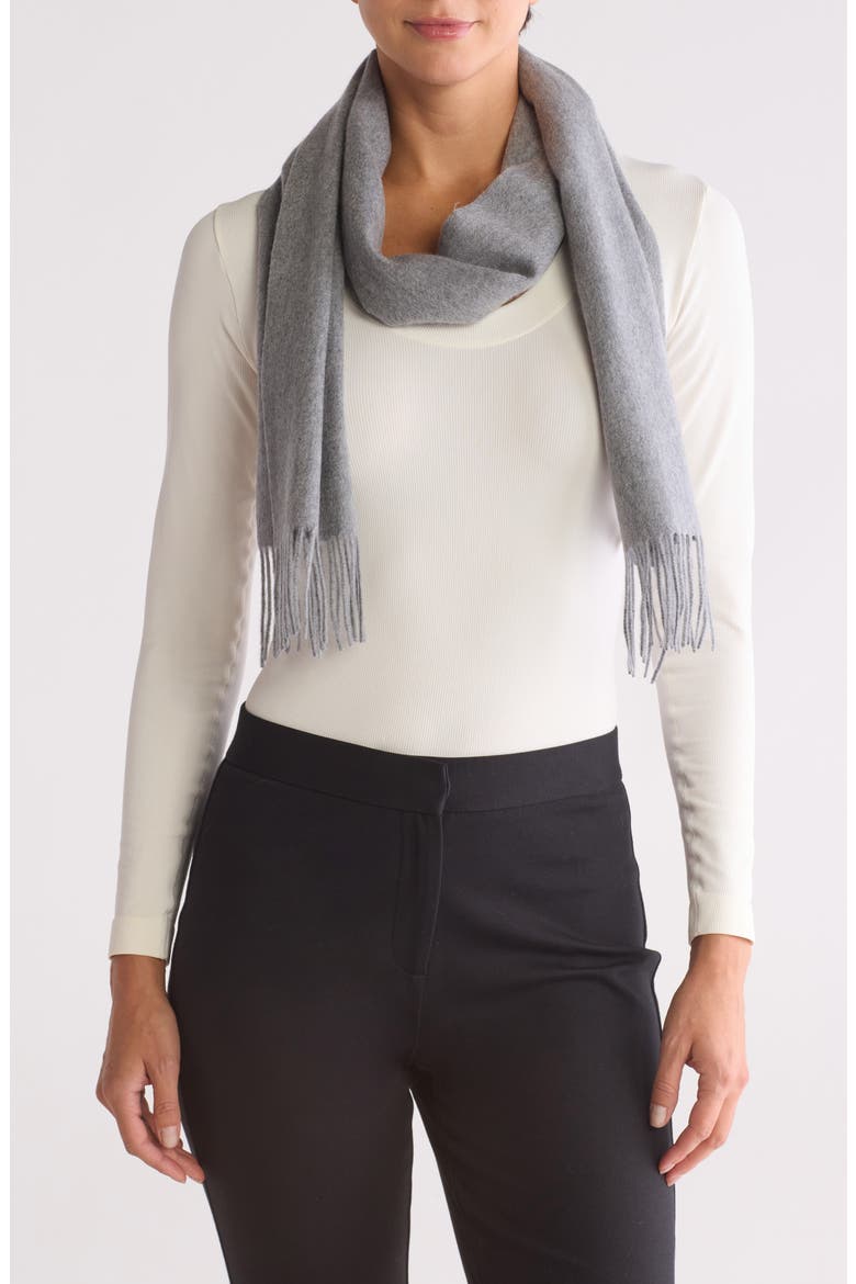 Cashmere Scarf, Main, color, GREY
