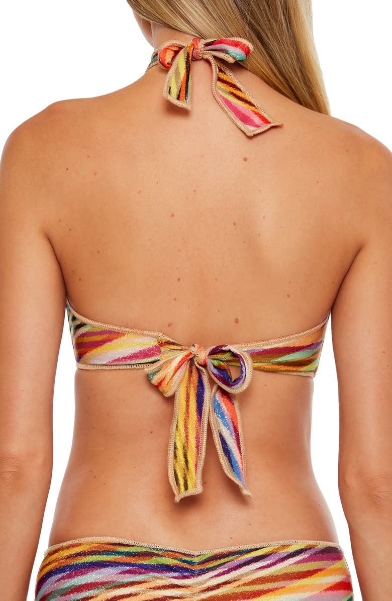 Becca Awaken High Neck Bikini Top, Alternate, color,