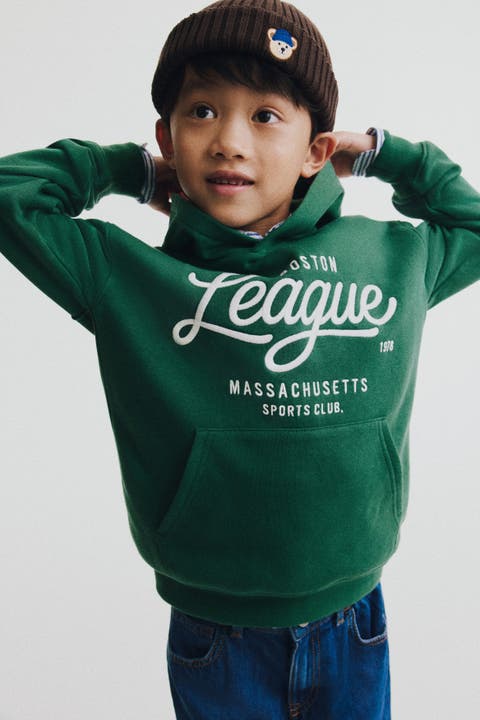 Loose-fit Motif-detail Hoodie