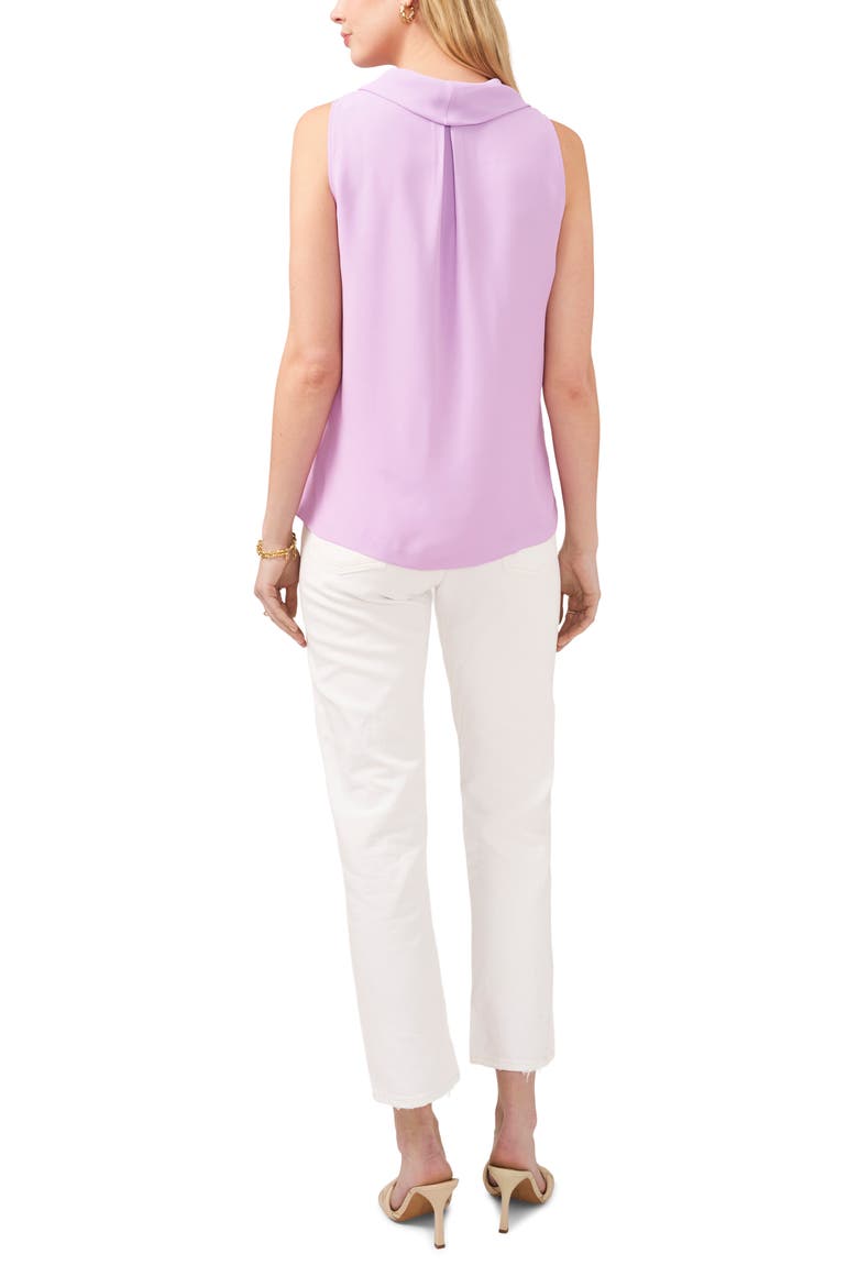Cowl Neck Sleeveless Blouse, Alternate, color, SOFT IRIS