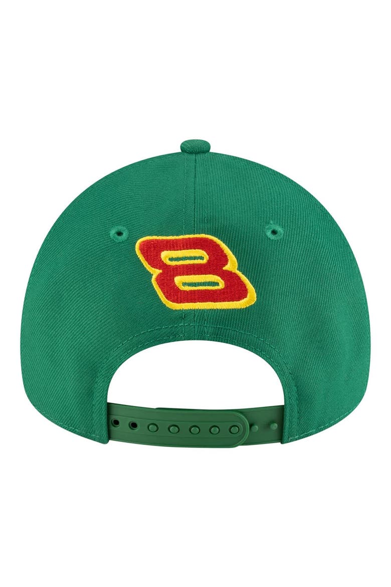 Men's New Era  Green NASCAR Dale Earnhardt Jr. Sun Drop 9FORTY A-Frame Adjustable Hat, Alternate, color, Green
