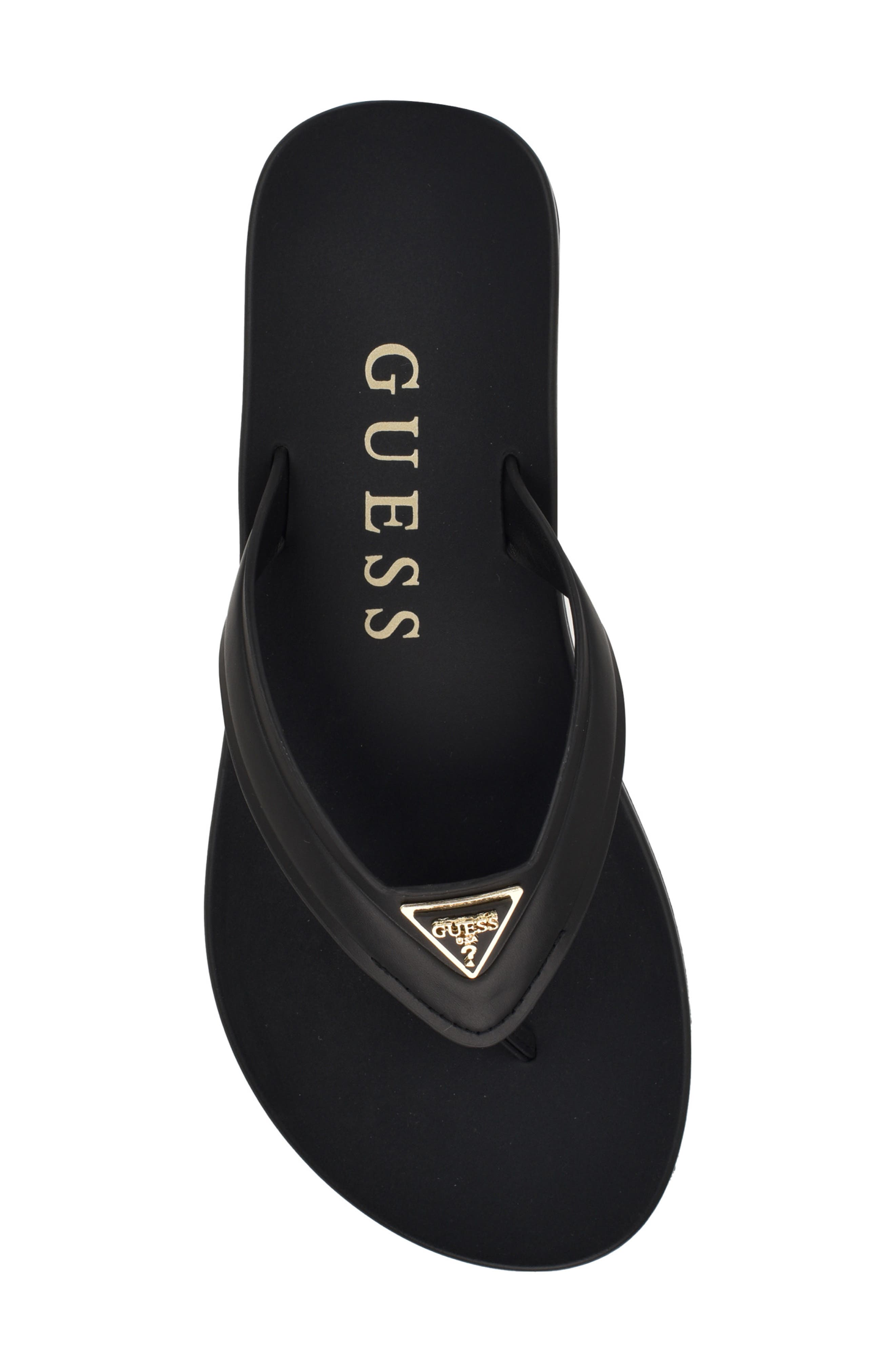 GUESS Candry Flip Flop, Alternate, color, Black