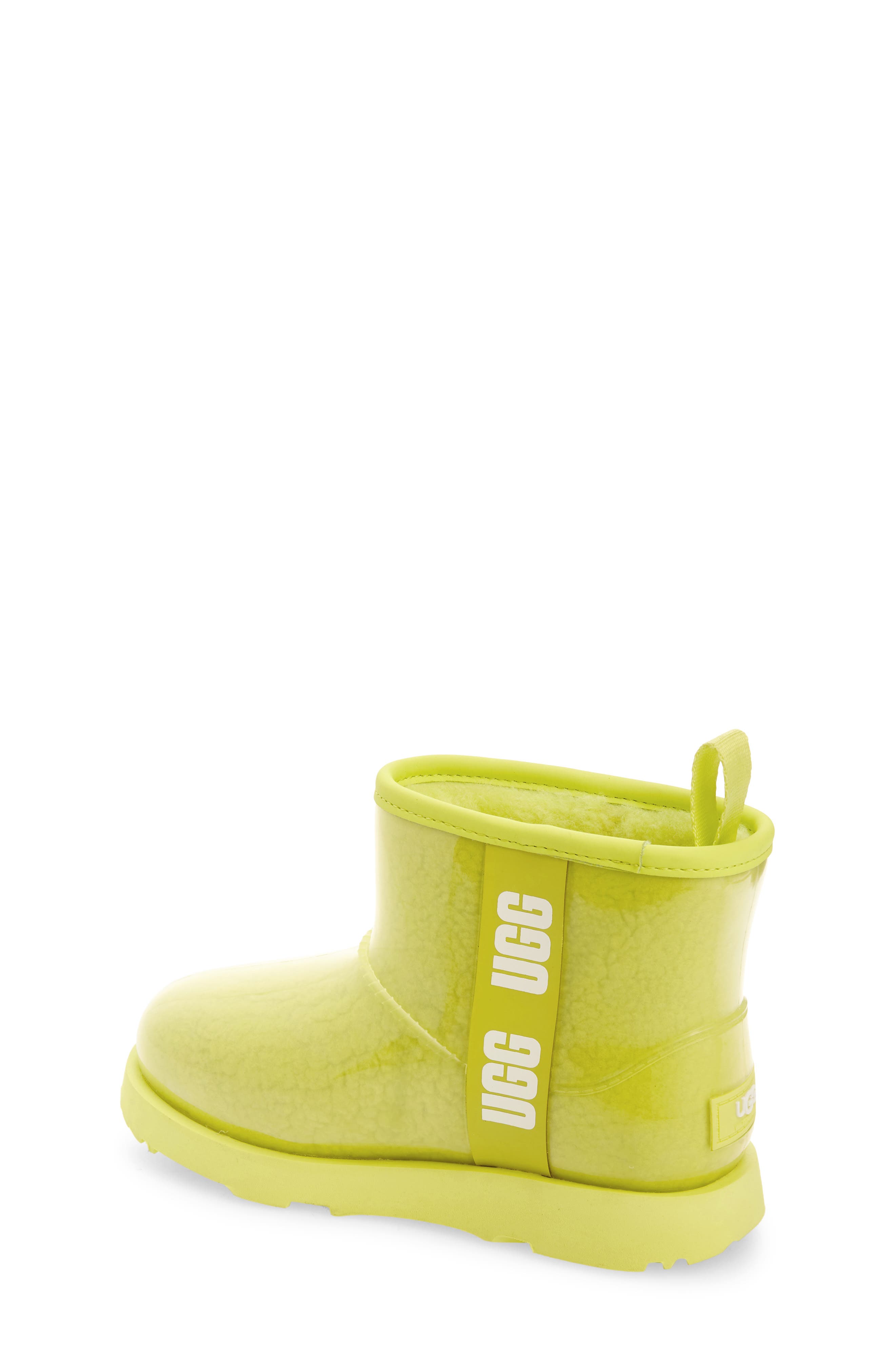 Mini Classic II Waterproof Clear Boot, Alternate, color, SULFUR