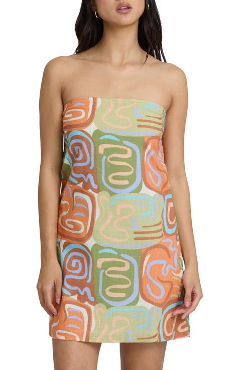 Summer Glow Strapless Minidress