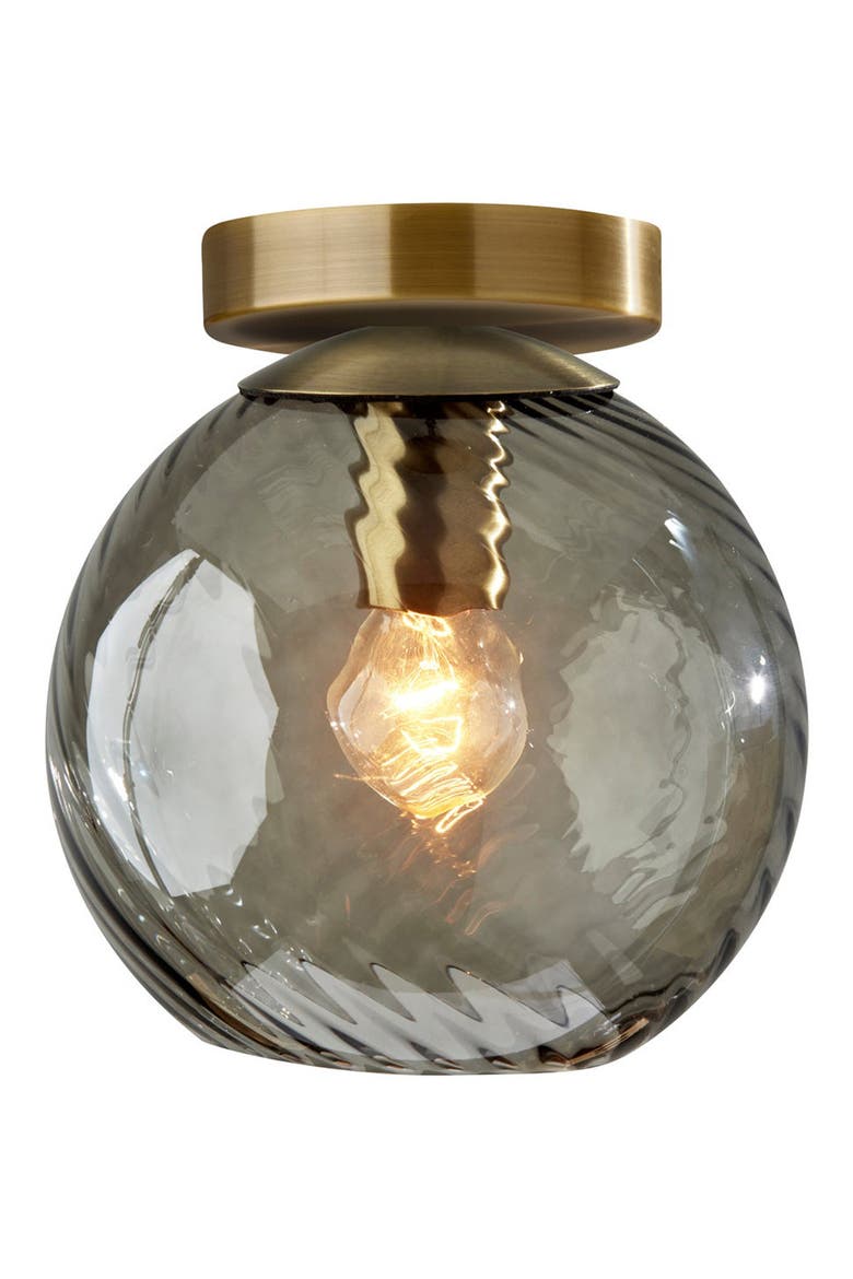 Camden Flush Mount, Main, color, ANTIQUE BRASS