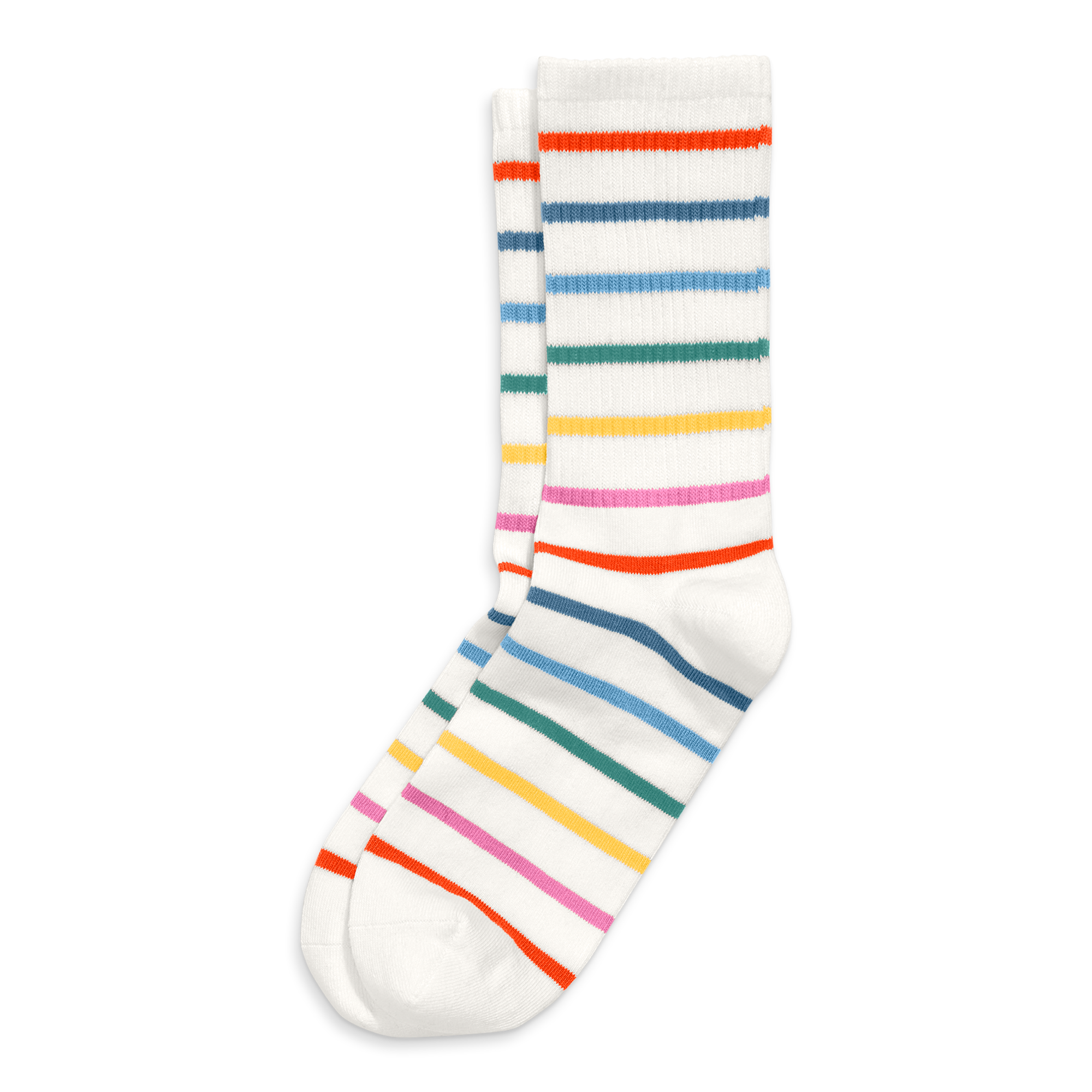 Ivory Rainbow Stripe New