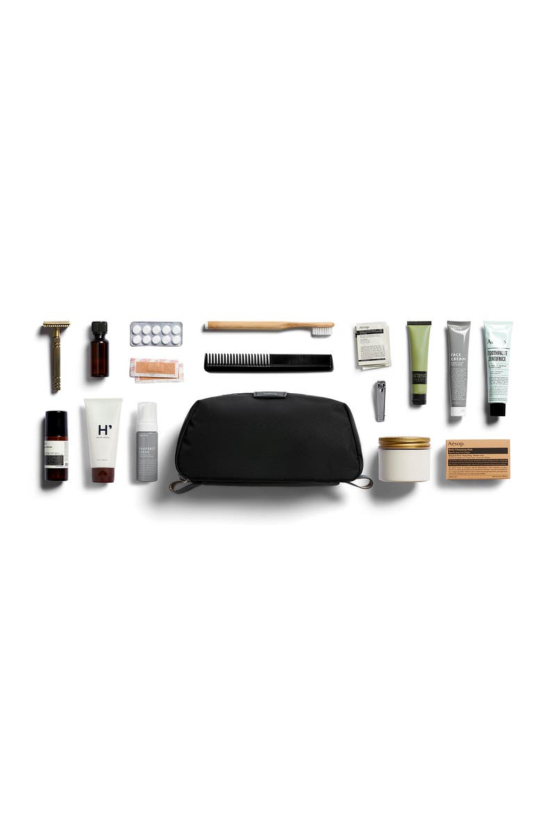 Toiletry Plus Kit, Alternate, color, BLACK