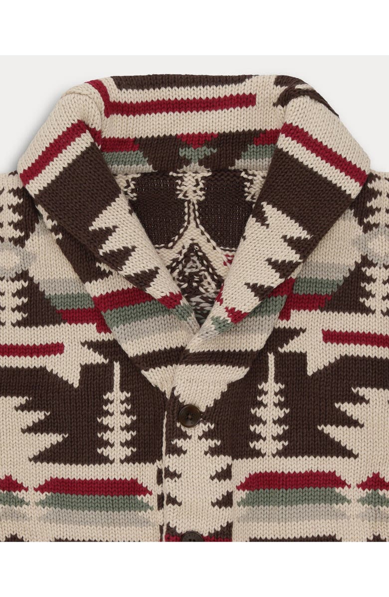 Fortela Wyoming Alpaca and Cotton Cardigan, Alternate, color, Multicolor