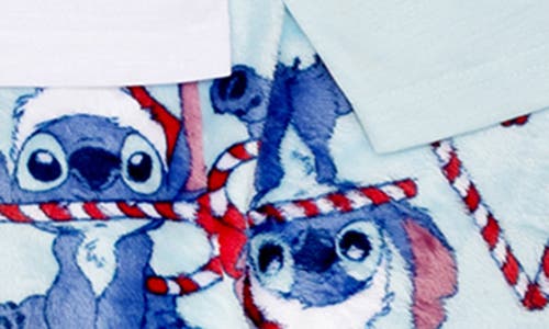 Ame Kids' X Disney® Stitch Holiday Butter Long Pajamas In Multi
