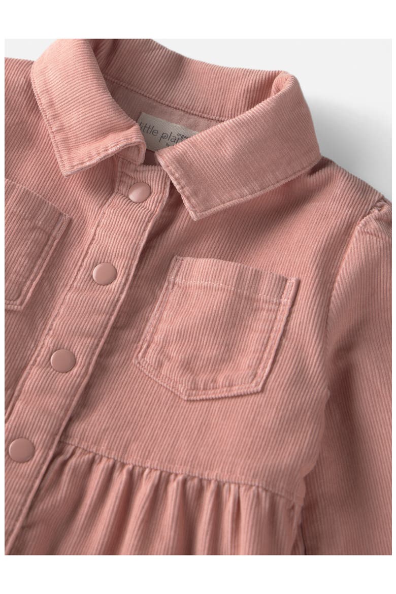 Kids' Corduroy Tiered Dress, Alternate, color, PINK