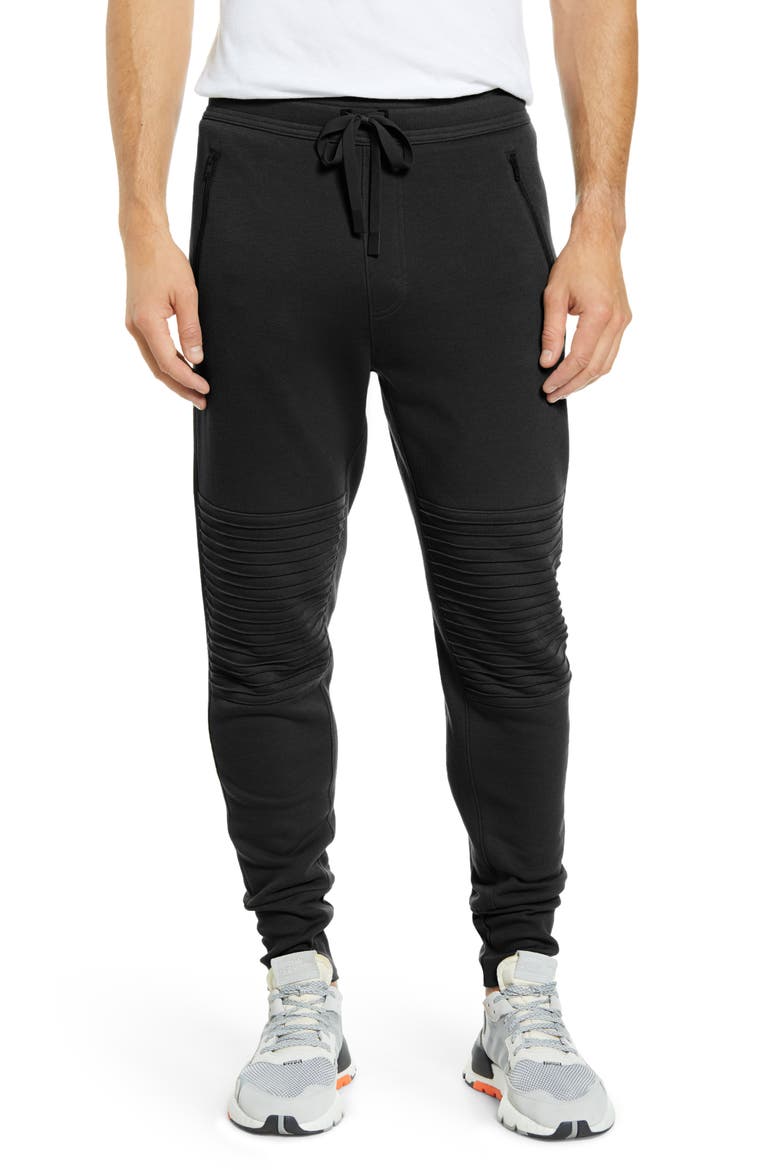 Moto Jogger Pants, Main, color, BLACK