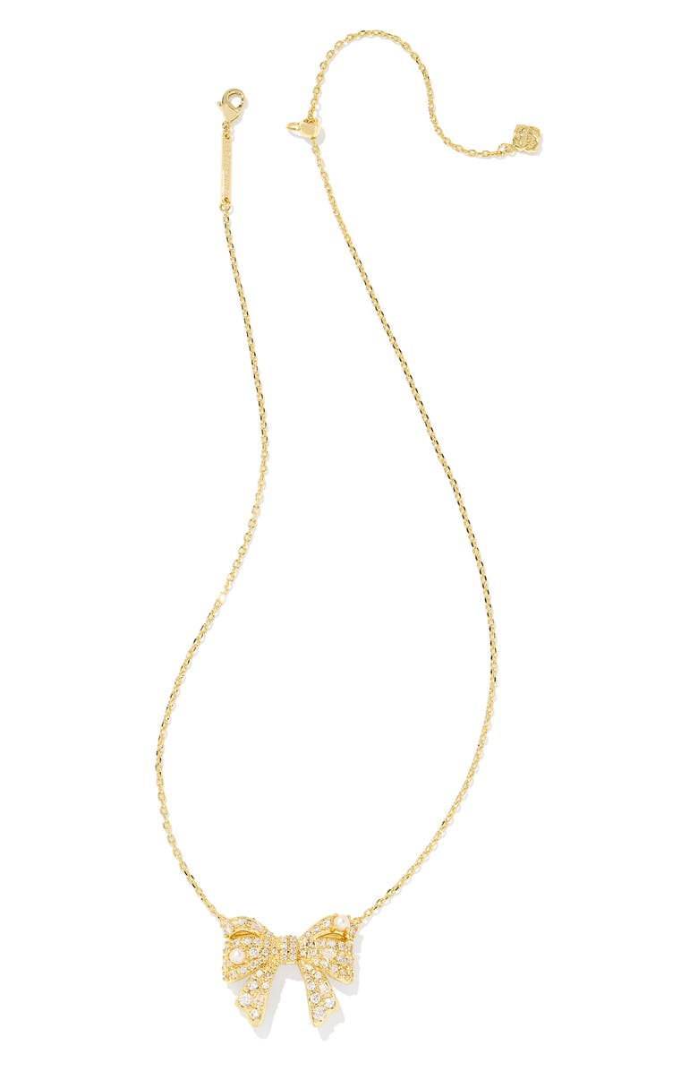 Kendra Scott Krista Bow & Ashton Gift Set, Alternate, color, Gold White Mix