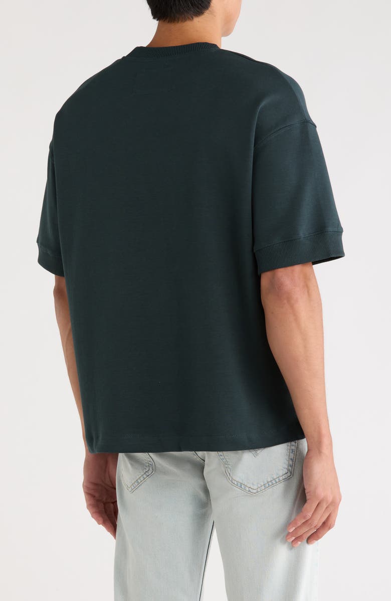 DENIM AND FLOWER Crewneck T-Shirt, Alternate, color, Dark Green