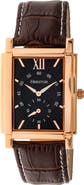 Heritor Automatic Frederick Leather-Band Watch