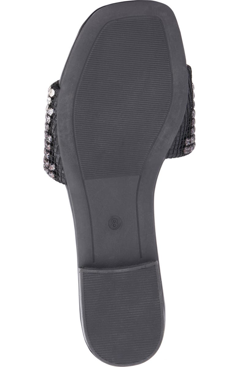 NEW YORK AND COMPANY Gracie Rhinestone Slide Sandal, Alternate, color,