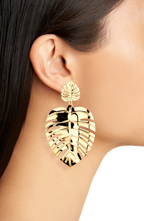 Tasha Palm Leaf Drop Earrings